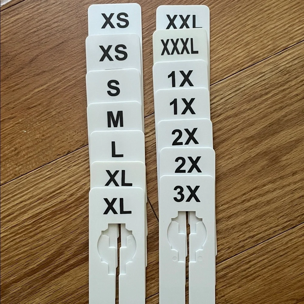 GARAGE SALE Clothing Size Dividers!